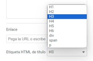 Etiqueta HTML de título