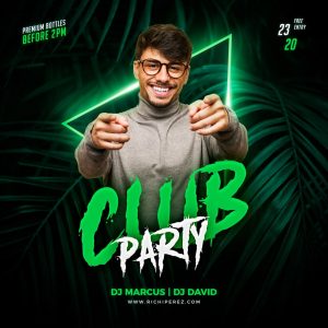 Club Party Flyer | Redes Sociales