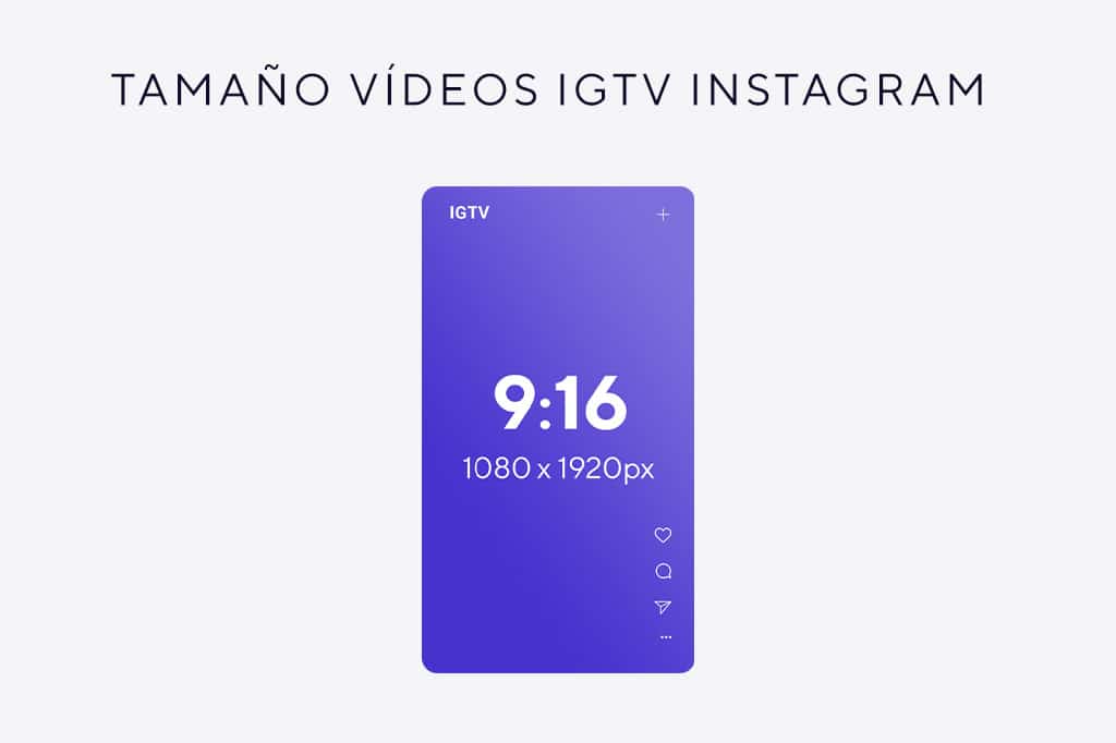 Tamaño vídeos IGTV Instagram