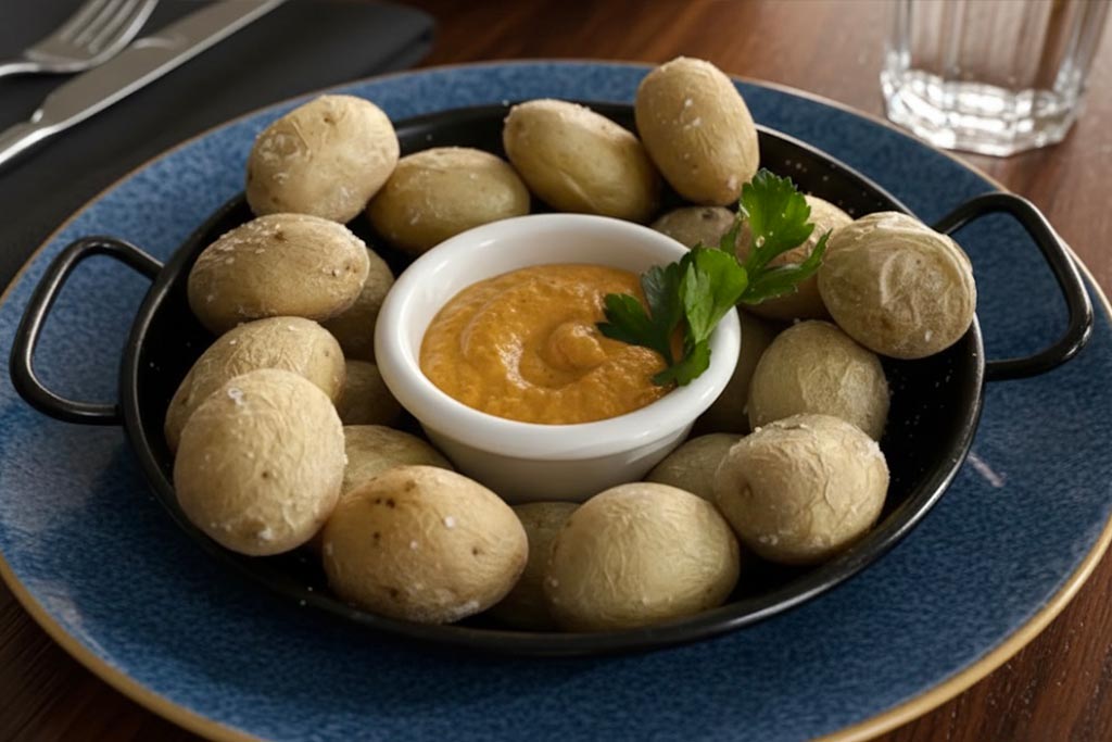 Qué comer en Puerto de La Cruz - Papas arrugadas con mojo