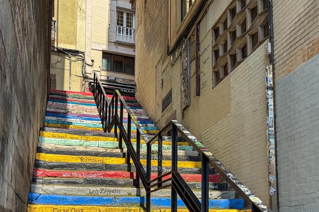 Que ver en Gijón: Escaleras del Rock