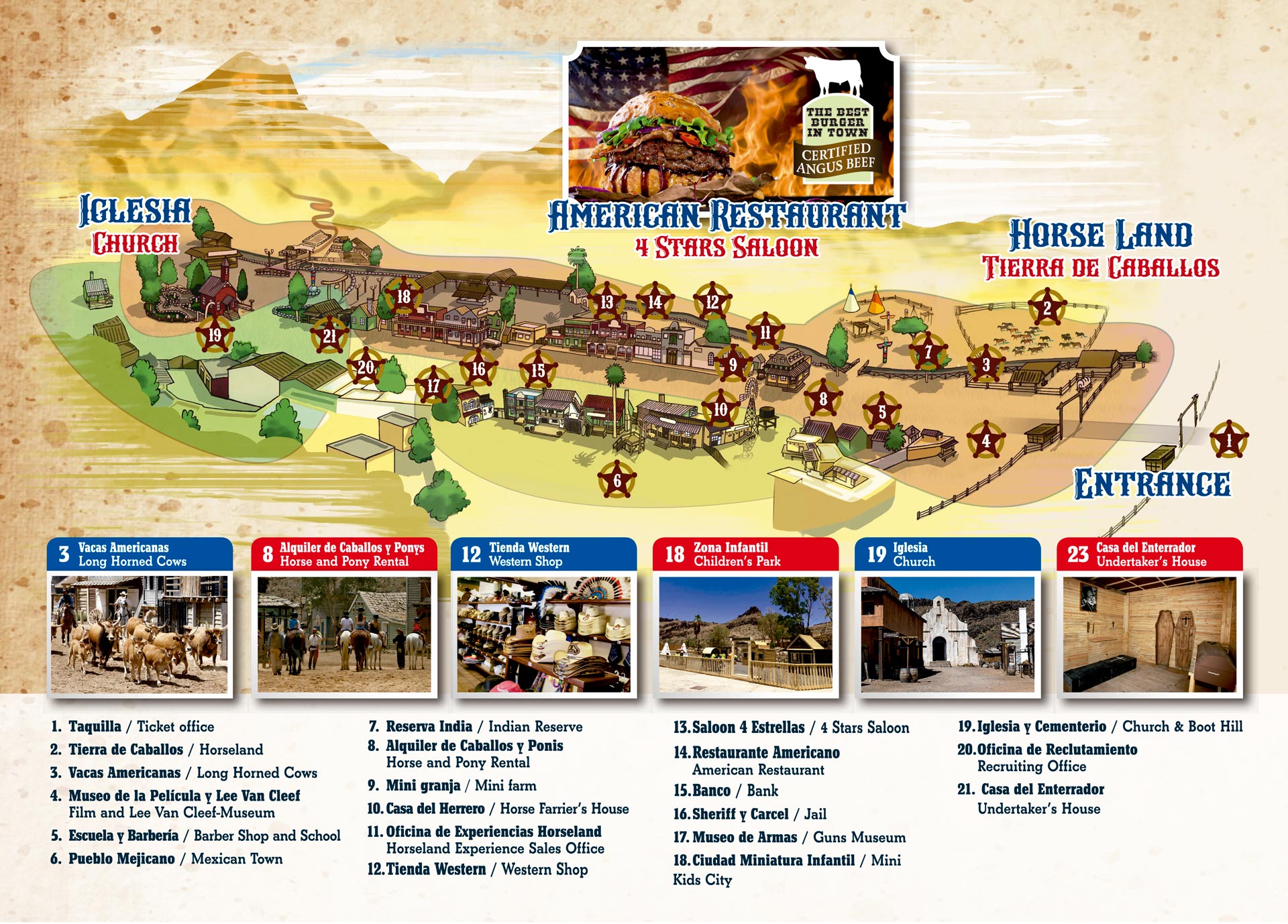 Mapa Sioux City Park Gran Canaria
